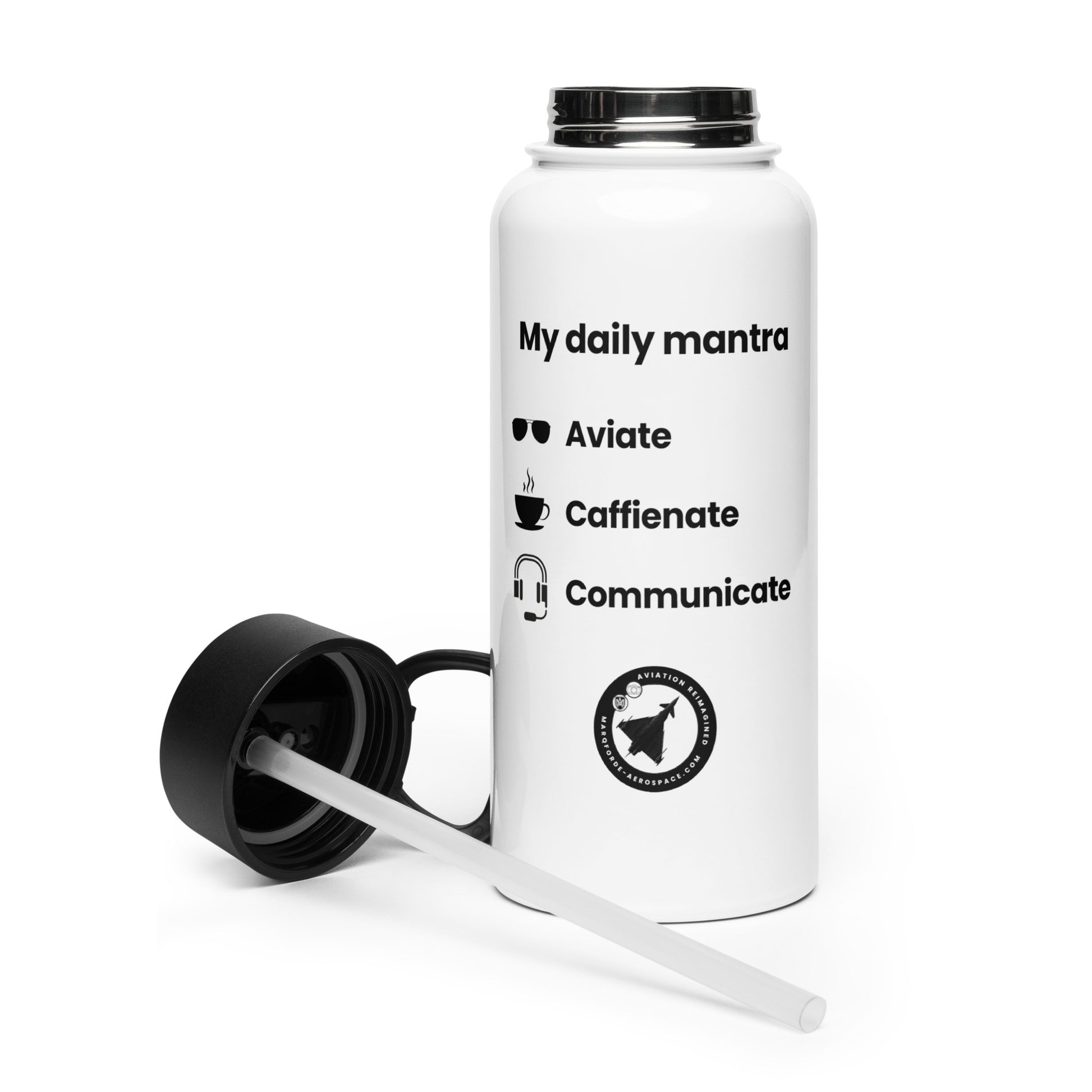 Stylish Stainless Steel Aviation Bottle – Ideal for Travel & Outdoor Adventures