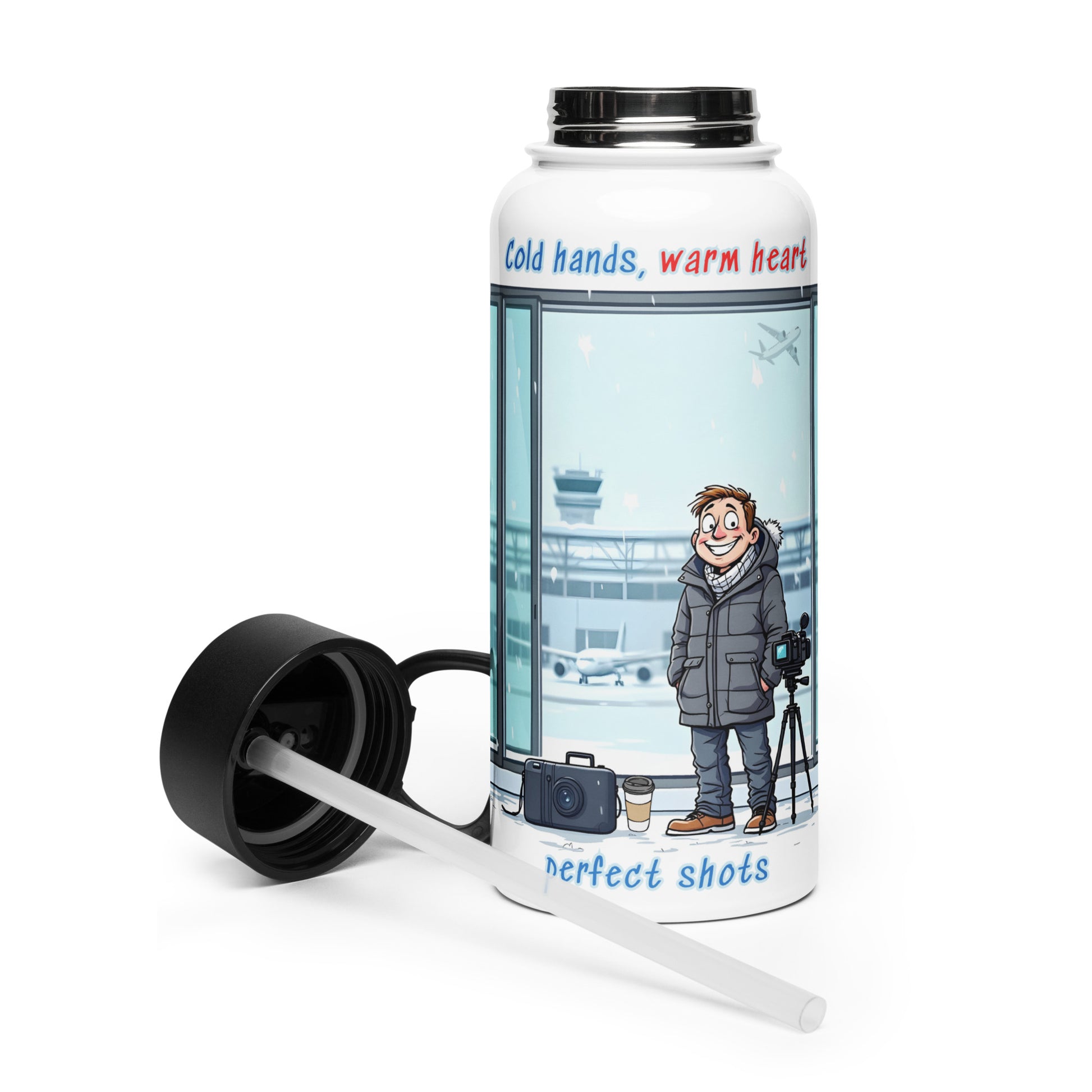 Premium Quality Cold Hands Warm Heart Bottle – Perfect for Aviation Enthusiasts